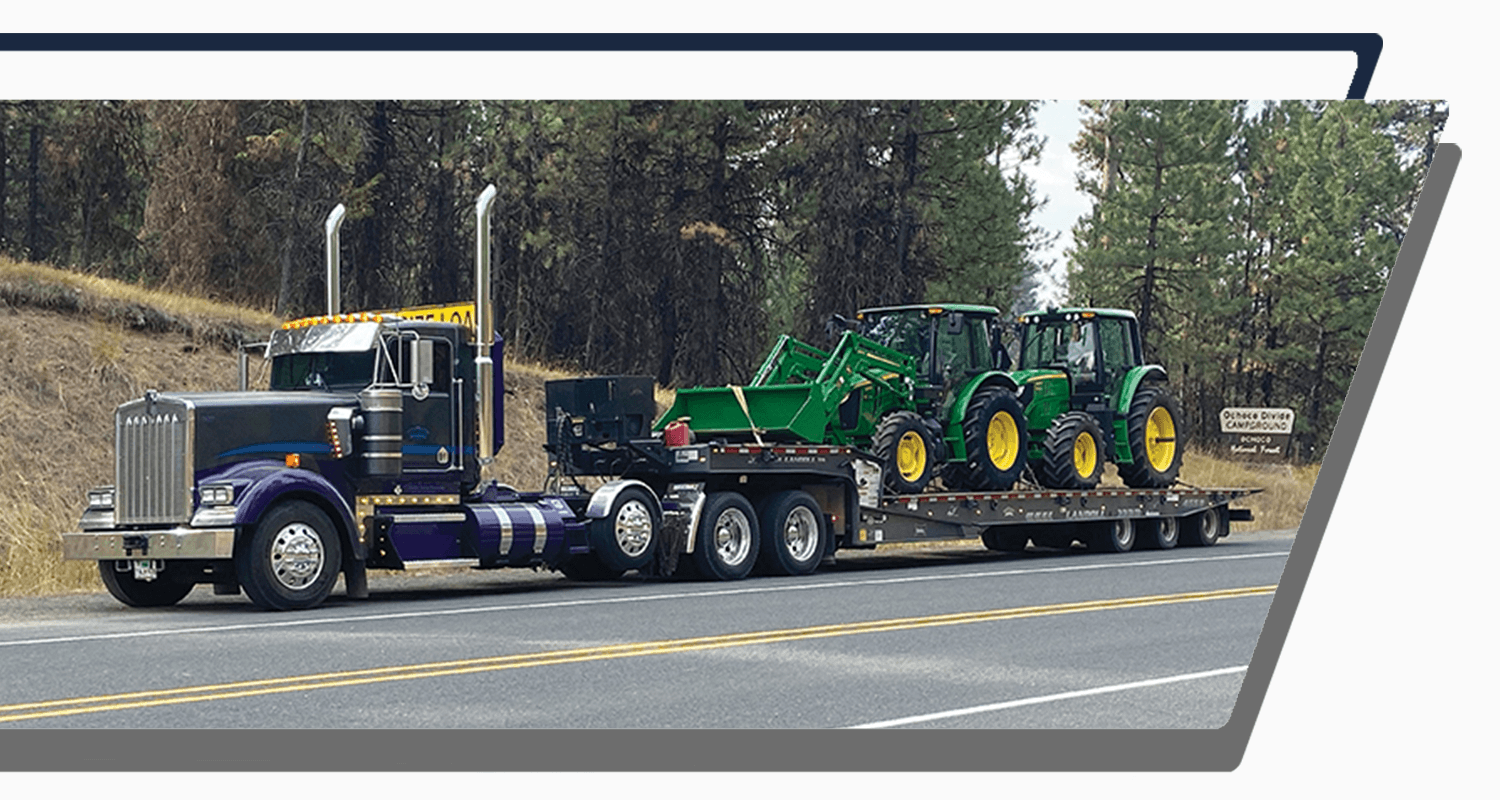 farm equipment hauling