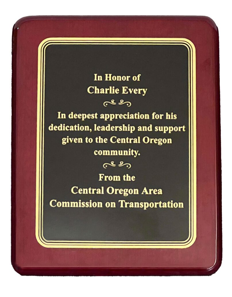 In Honor of Charlie Every